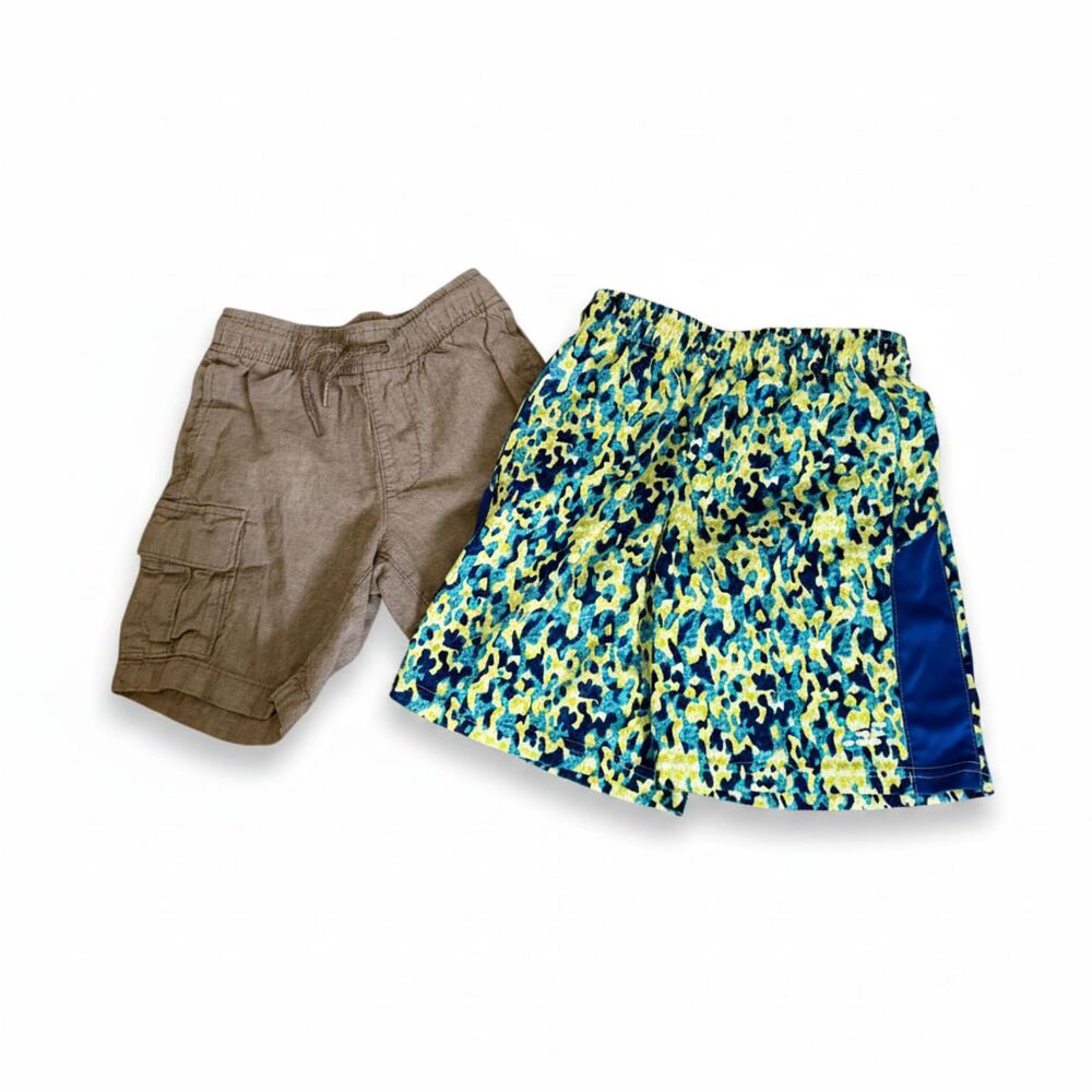 BCG Old Navy Boys Shorts Lot of 2 Size Small Athletic Cargo Summer